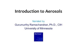 Module 4 Introduction to Aerosols [upl. by Marpet]