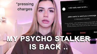 MY PSYCHO STALKER IS THREATENING ME with proof  STORYTIME [upl. by Sidoeht]