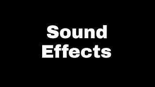 Sound effects 62 famous sound effects [upl. by Fleming218]