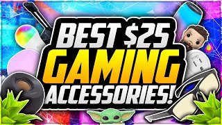 Top 10 BEST Gaming Setup Accessories UNDER 25 🎮 Best BUDGET Gaming Equipment For YOUTUBERS [upl. by Kreager]