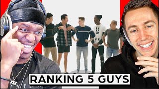 Ranking Men By Attractiveness  5 Guys vs 5 Girls [upl. by Adnawaj]