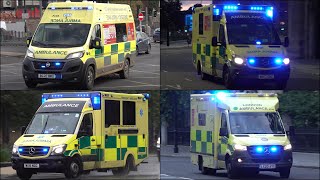 Ambulances responding with siren and lights for 1 hour  The 1st Collection [upl. by Standice347]