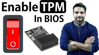 How to Enable TPM Security Setting in Bios [upl. by Yenhpad]