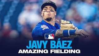 Javy Baez  El Mago in the field Fielding Highlights 2019 [upl. by Olimreh589]