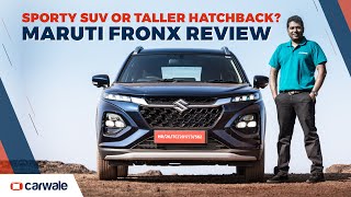 Maruti Fronx review  Sporty SUV alternative to the Brezza  CarWale [upl. by Leland]