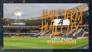 Half Term at Hull City  Free KCOM Stadium Tours [upl. by Ahsienal]