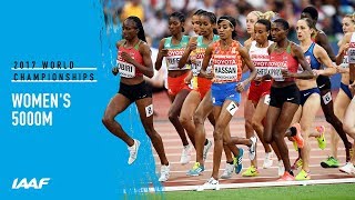 Womens 5000m Final  IAAF World Championships London 2017 [upl. by Angi]