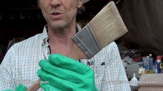 HOW TO CLEAN A PAINT BRUSH  Oil Based [upl. by Noraa]