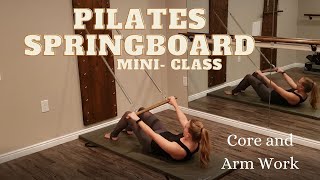 Seated Core and Arm Work with Rollback Bar Pilates Springboard Class Section with instruction [upl. by Uase]