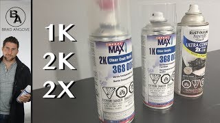 The difference between 1K 2K and 2X clear coat [upl. by Jerz242]