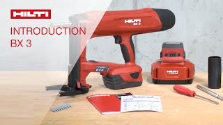 INTRODUCTION to Hilti batteryactuated fastening tool BX 3 nail selection [upl. by Aynosal652]