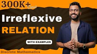 L24 Irreflexive Relation with examples  Discrete Mathematics [upl. by Herwig]