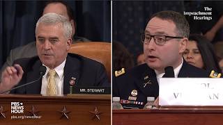 WATCH Rep Brad Wenstrup’s full questioning of Vindman and Williams  Trump impeachment hearings [upl. by Brana717]