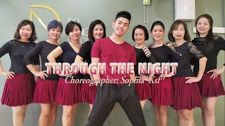 【Line Dance】Through The Night [upl. by Innavoij]