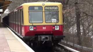 SBahn Berlin  die Linie S3 mit den Zügen Baureihe 485 HD historisch [upl. by Hinman]