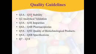 ICH guidelines Quality [upl. by Venator]