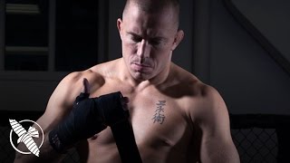 How To Wrap Your Hands For MMA amp Boxing With Georges StPierre [upl. by Hairym]