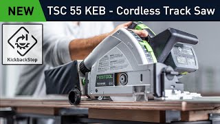 Festool TSC 55 KEB  Cordless Track Saw 4K [upl. by Aitret]