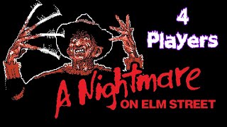 4Player Nightmare on Elm Street NES James and Mike Mondays [upl. by Koralie]