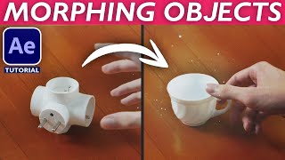 HOW TO TRANSFORM OBJECTS MORPHING  After Effects VFX Tutorial [upl. by Elleunamme]