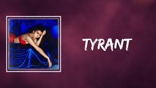 Kali Uchis  Tyrant Lyrics [upl. by Audres]