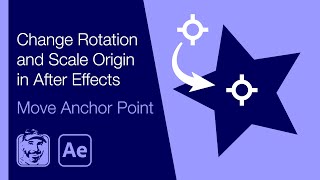 Change Rotation and Scale Origin in After Effects Move Anchor Point [upl. by Rebmik]