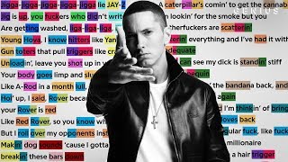 Eminem’s Verse On Logic’s “Homicide”  Check The Rhyme [upl. by Aiekat]