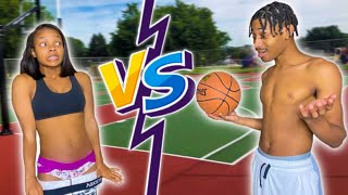 1v1 STRIP BASKETBALL  I CROSSED MY GIRLFRIEND  VLOGMAS DAY 8 [upl. by Leile808]