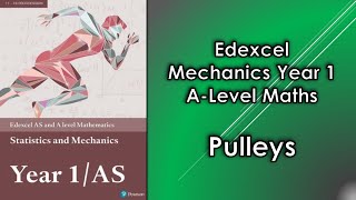 Edexcel A Level Maths Mechanics 1  Pulleys [upl. by Dael]