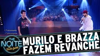 The Noite 251016  Murilo e Brazza fazem revanche em Batalha de Rap [upl. by Nnyltiak]