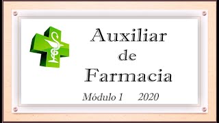 Modulo 1 Farmacia [upl. by Ahsilahs]