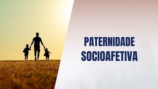 Paternidade socioafetiva [upl. by Jaela]