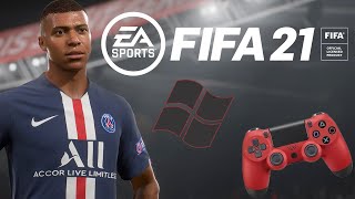 METTRE SA MANETTE PS4PS5 SUR FIFA 21  20 PC [upl. by Selina]