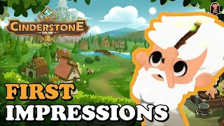 NEW MMO  Cinderstone Online [upl. by Ayocat750]