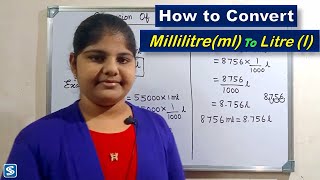 Conversion of Millilitre To Litre  How To Convert Millilitre To litre  Millilitre To Litre [upl. by Nyleuqaj]