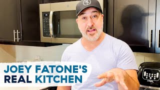 NSYNCs Joey Fatone Shows Us His Home Kitchen  Kitchen Tours  Delish [upl. by Ahsir]