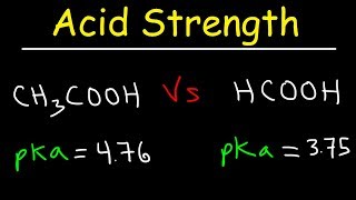 pKa Ka and Acid Strength [upl. by Jari]