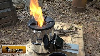 Best Rocket Stove SilverFire Survival Stove [upl. by Edlin248]