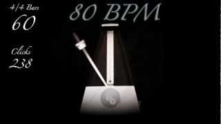 80 BPM  Metronome [upl. by Daph]