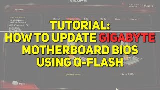 Update your Gigabyte BIOS using QFlash [upl. by Onailime]