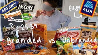 Aldi vs Branded Food Challenge [upl. by Lseil]