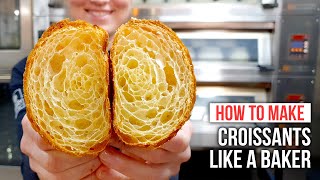 How to Make CROISSANTS Like a Pastry Chef [upl. by Mitzi235]