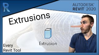 How to Create Extrusions  Revit 2020 [upl. by Klinger]