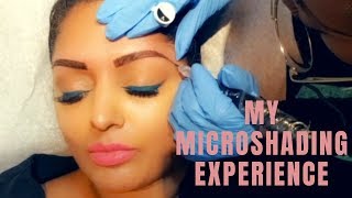 MICROSHADING EYEBROWS EXPERIENCE [upl. by Ullyot]