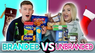 BRANDED vs UNBRANDED Challenge With Girlfriend [upl. by Amme371]