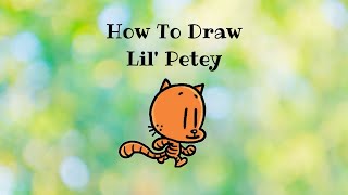 How To Draw Lil Petey from Dog Man [upl. by Sampson]