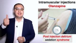 Schizophrenia  Intramuscular injections  Olanzapine [upl. by Silliw]