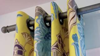 How to Make a Grommet Curtain [upl. by Alehcim]