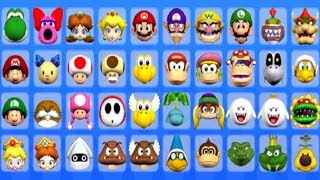 Mario Super Sluggers  All Characters [upl. by Cleavland]