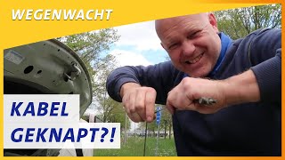 Een geknapte koppelingskabel  Wegenwacht vlog [upl. by Sarazen]